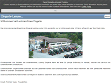 Tablet Screenshot of landmaschinen-zingerle.com